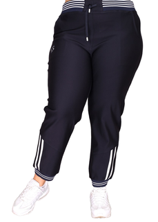 Спортивные брюки женские Полное Счастье Дженис синие 62 RU