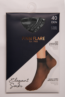 Комплект гетров женский Finn Flare A18-11700S черный one size