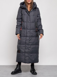 Пальто женское AD52109 серое 5XL No Brand