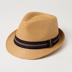 Шляпа мужская MINAKU Beachwear MAN коричневая, р. 58