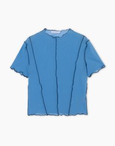 Футболка женская Gloria Jeans GKT022874 синяя XXS (36-38)