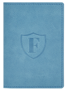 Обложка для паспорта унисекс FORTE ОПF голубая