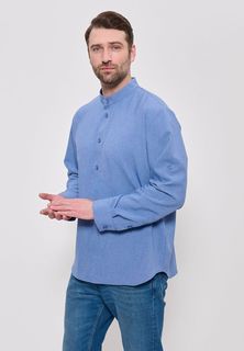 Рубашка мужская CLEO 1024 голубая 58 RU