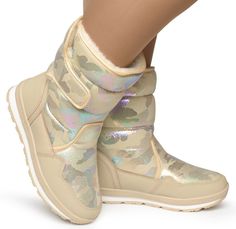 Дутики женские Binifoot BnF 9285 бежевые 40 RU