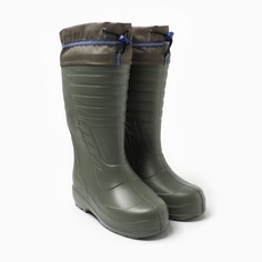 Резиновые сапоги мужские EVART Тритон зеленые 42-43 RU