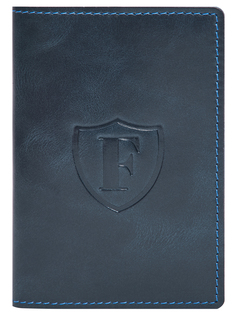 Обложка для паспорта унисекс FORTE ОПF синяя