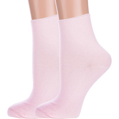 Комплект носков женских ХОХ 2-G-1423 розовых 23, 2 пары