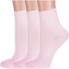 Комплект носков женских ХОХ 3-G-1423 розовых 23, 3 пары