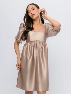 Платье женское 1001dress 0102961BG бежевое 42 RU