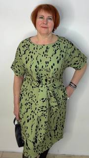 Платье женское Анге 880 зеленое 50 RU