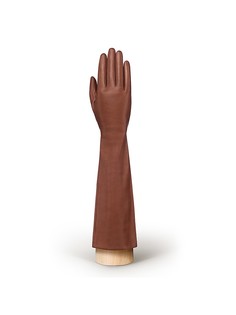 Перчатки женские Eleganzza F-IS0585 коричневые, р. 6.5