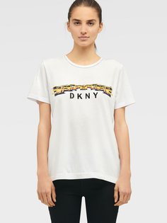 Футболка женская DKNY p0aa2cna белая XXS