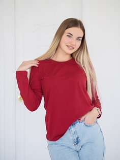 Лонгслив женский LIDEKO 593-22 бордовый 104 RU