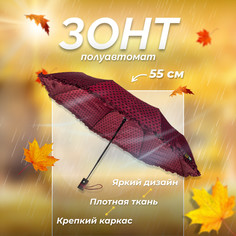 Зонт унисекс Solmax SM90589 бордовый