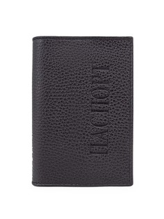 Обложка для паспорта мужская Pellecon 102-710-1 черная