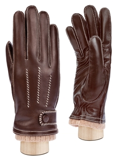 Перчатки мужские Eleganzza OS01750 темно-коричневые, р. 8