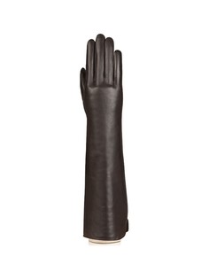 Перчатки женские Labbra LB-2002 темно-коричневые, р. 6.5