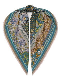 Платок женский ELEGANZZA 01-00039397 желтый, 110х110 см