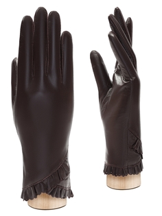 Перчатки женские Eleganzza IS803 темно-коричневые, р. 6.5