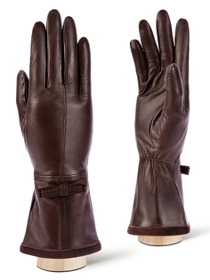 Перчатки женские Eleganzza F-IS0060 темно-коричневые, р. 6.5