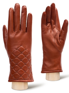 Перчатки женские Eleganzza HP01070-sh красно-коричневые, р. 6.5
