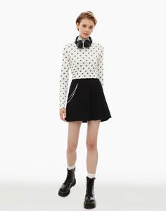 Юбка женская Gloria Jeans GSK017444 черная XS (38-40)