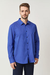 Рубашка мужская Baon B6623501 синяя XXL