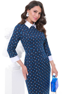 Платье женское DSTrend Коммерческий проект синее 52 RU