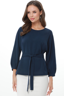 Блуза женская DSTrend Б-1786-0338-03 синяя 52 RU