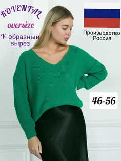 Пуловер женский Rovental 423 зеленый 52-56 RU