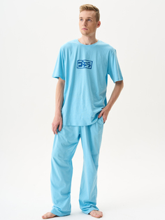 Пижама мужская CatFit 300036 голубая 44 RU