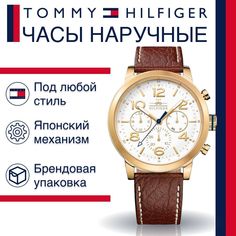 Наручные часы унисекс Tommy Hilfiger 1791231 коричневые