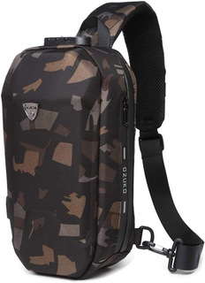 Сумка-слинг унисекс OZUKO 9321 camo, 34x17x11 см