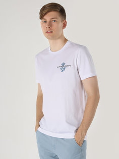 Футболка мужская COLINS CL1062657_Q1.V1 белая M