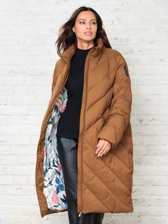 Пальто женское Maxroses 01-00046571 коричневое 56