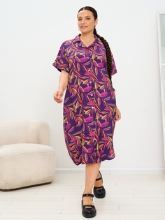 Платье женское Maxroses 01-00045507 фиолетовое 60