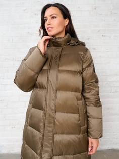 Пальто женское Maxroses 01-00046566 коричневое 48