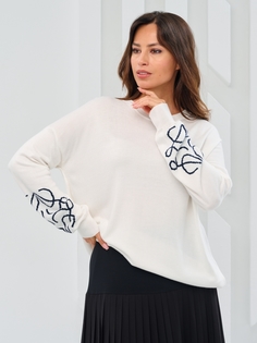 Джемпер женский Maxroses 01-00047733 белый 52