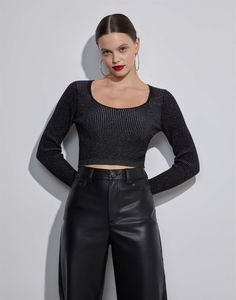Пуловер женский Gloria Jeans GSW006426 черный XS (38-40)