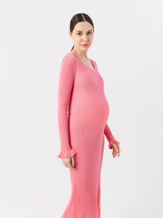 Платье для беременных женское H&M 1112849001 розовое S