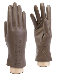 Перчатки женские Eleganzza IS8593 серо-коричневые р 7.5