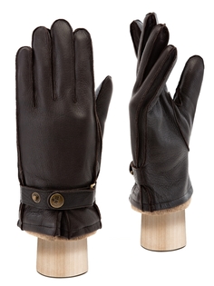 Перчатки мужские Eleganzza HS200-B100sherst коричневые р 8