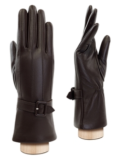 Перчатки женские Eleganzza IS8596 коричневые р 6.5