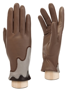 Перчатки женские Eleganzza IS01337 серо-коричневые 7.5