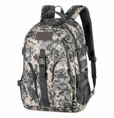 Рюкзак BAG-TROPHY 7016-BT цифровой серый, 49х34х16 см