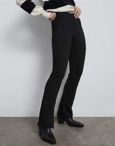 Брюки женские Gloria Jeans GHS009071 черные M/164 (44)