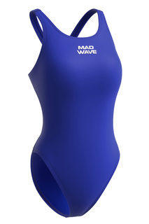 Купальник слитный женский Mad Wave Lada PBT синий M