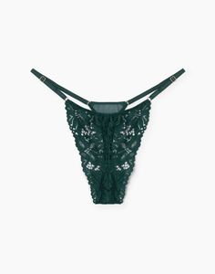 Трусы женские Gloria Jeans GUW008796 зеленые L (46)