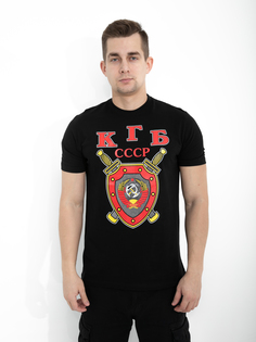 Футболка мужская 25129 черная 52 RU No Brand