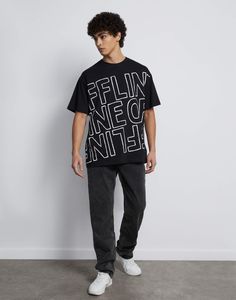 Футболка мужская Gloria Jeans BKT013300 черная XS (40-42)